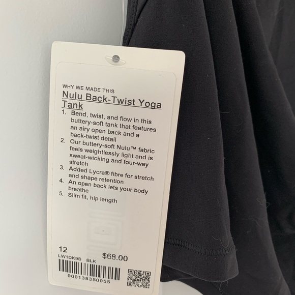 Lululemon back-twist yoga tank - Picture 4 of 4
